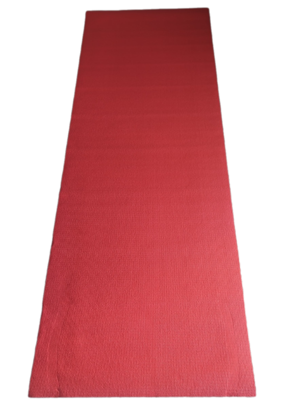 tapis de sport rouge