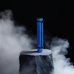 tapis de sport bleu